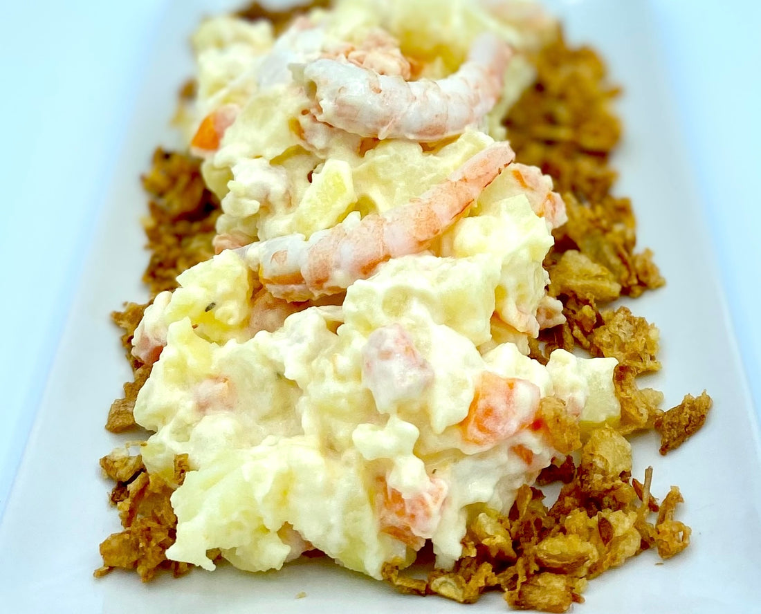 Receta: ensaladilla de gambas