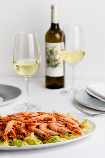 Una de Gambas con halago, dijo Lisonja (Verdejo, Rueda)